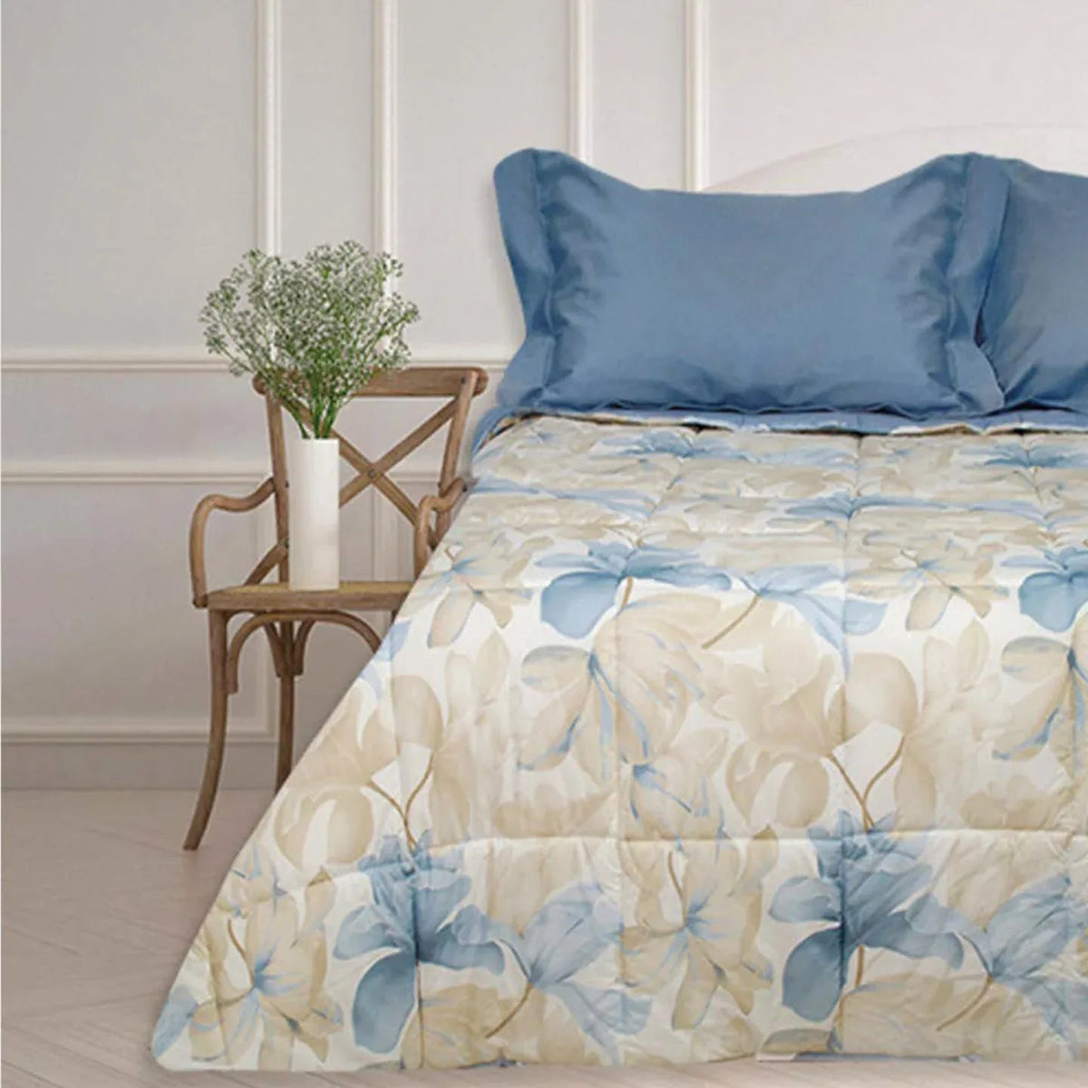 Trapuntino Matrimoniale Maestri Cotonieri Cherie 265x270 cm in Puro Cotone - The King Luxury