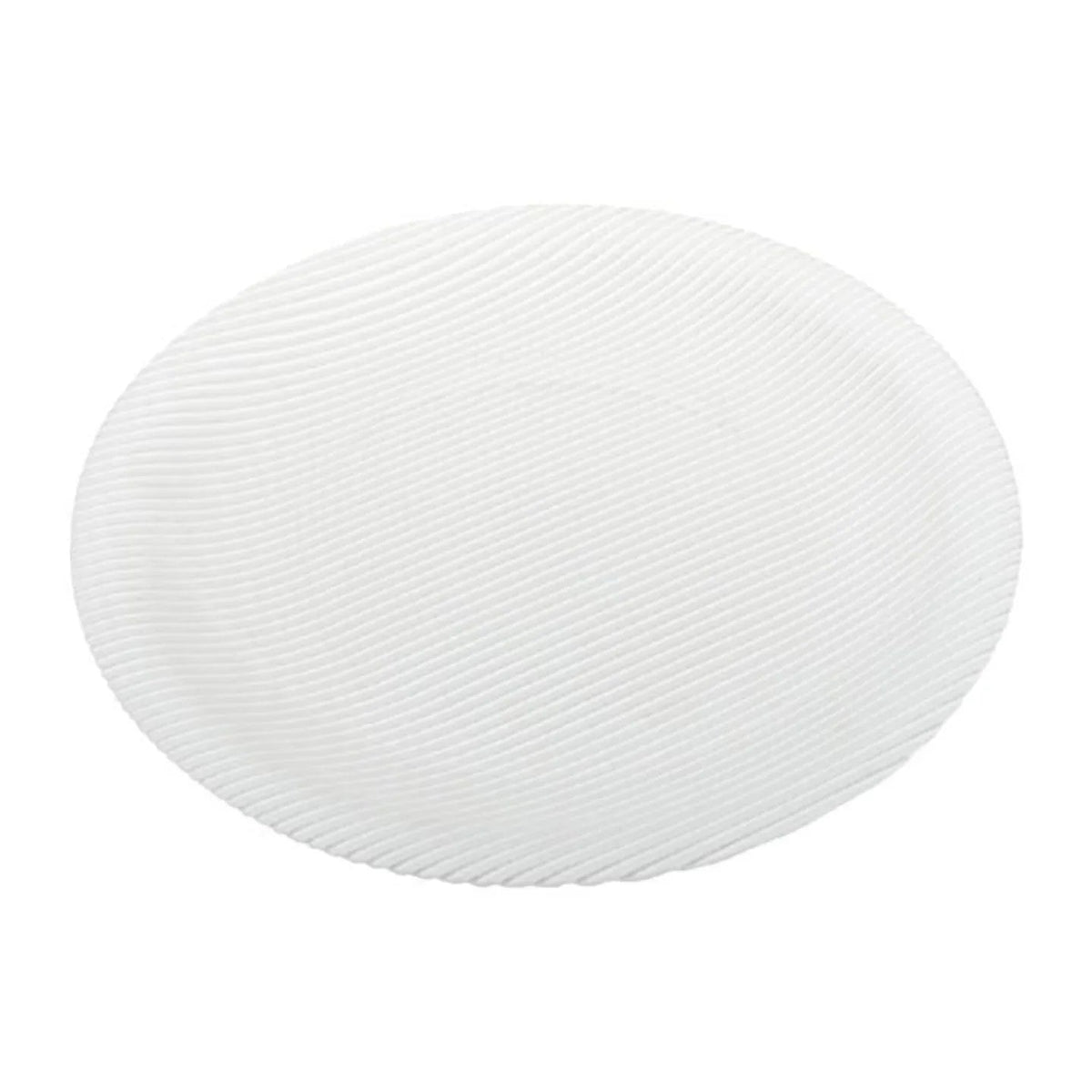 Vassoio Evviva 5503 – Seventy in Vetro Bianco Ø 32 cm - The King Luxury