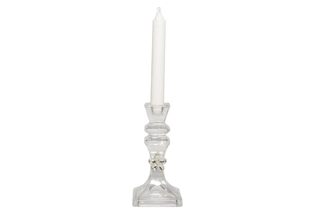 2 Pezzi Matrimonio Harmony Porta candela Vetro - The King Luxury