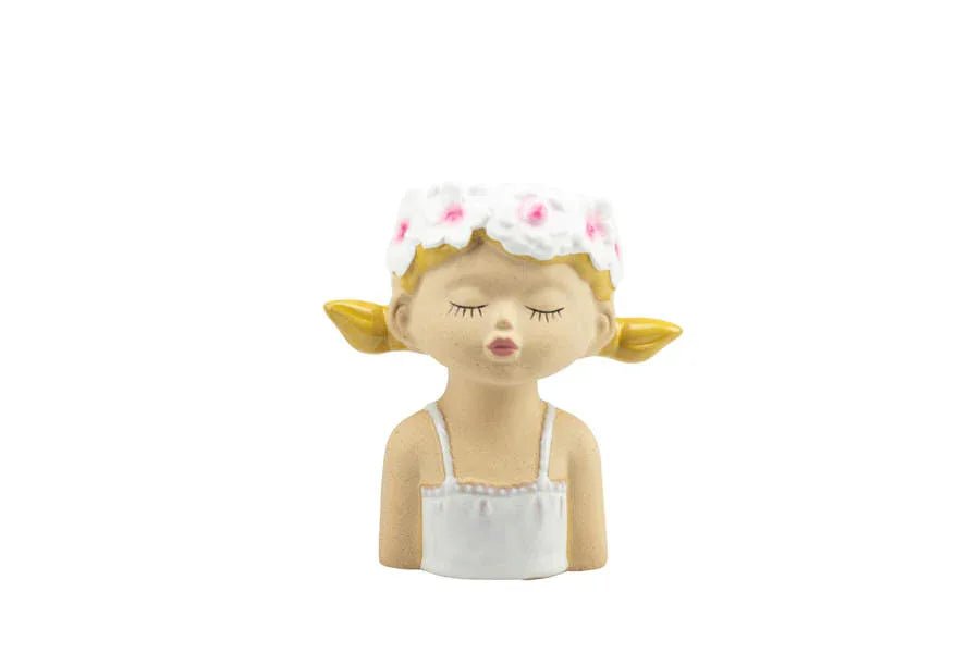 2 Pezzi Matrimonio Harmony Vasetto figurine ceramica - The King Luxury