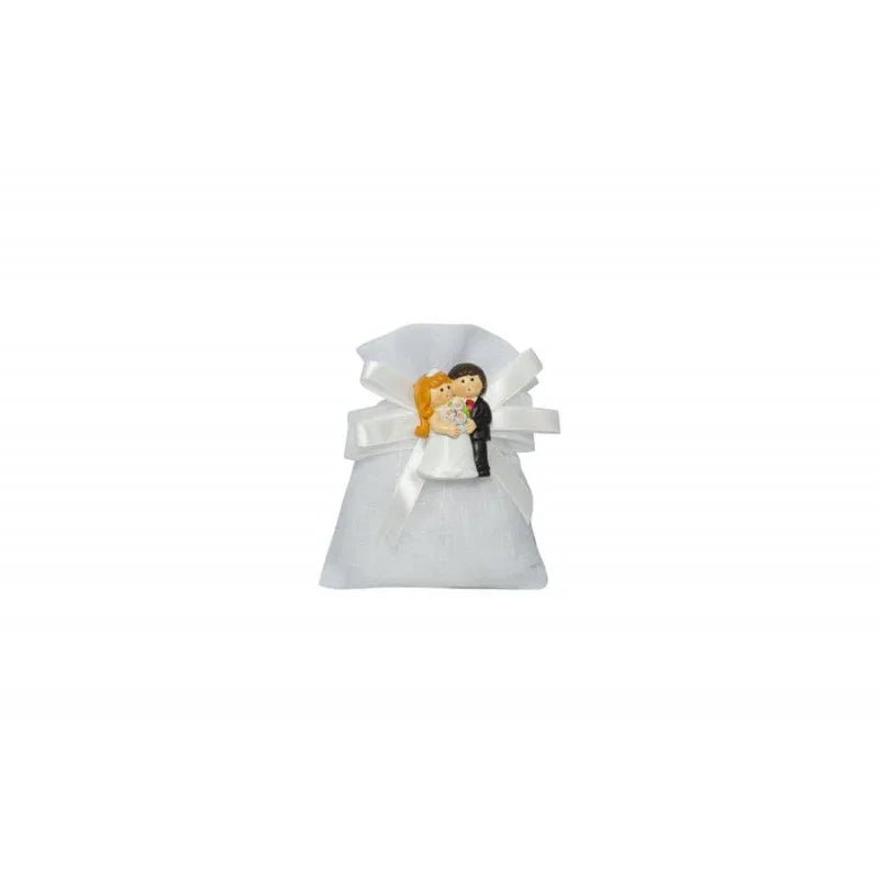 5 Pezzi Sacchetto Matrimonio Harmony Magneti sposi Resina - The King Luxury