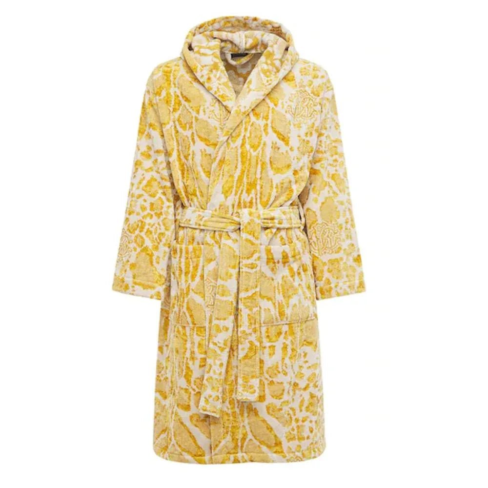 Accappatoio Linx Gold XXL Roberto Cavalli Cotone Oro - The King Luxury