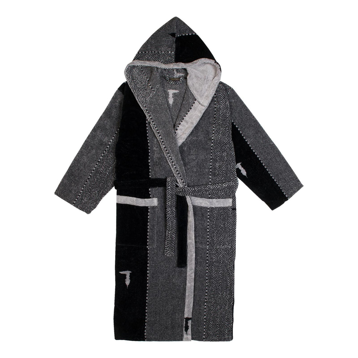 Accappatoio New Tweed XXL Trussardi Grigio Cotone - The King Luxury