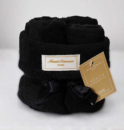 Cestino Lavette Maestri Cotonieri 30x30 con Cestino Elegante - The King Luxury