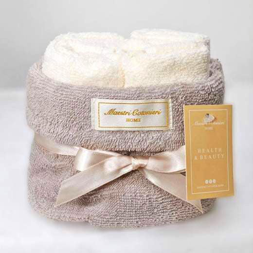 Cestino Lavette Maestri Cotonieri 30x30 con Cestino Elegante - The King Luxury