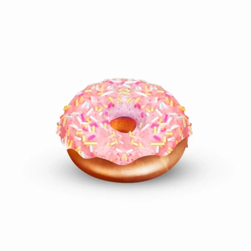 Donuts Papa Fragola Senza Glutine Non Fritti – 6 pz - The King Luxury