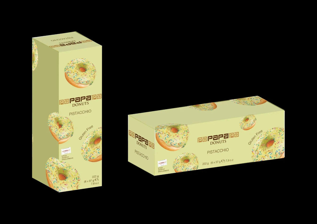 Donuts Pistacchio Papa Donuts Senza Glutine – 6 pz - The King Luxury