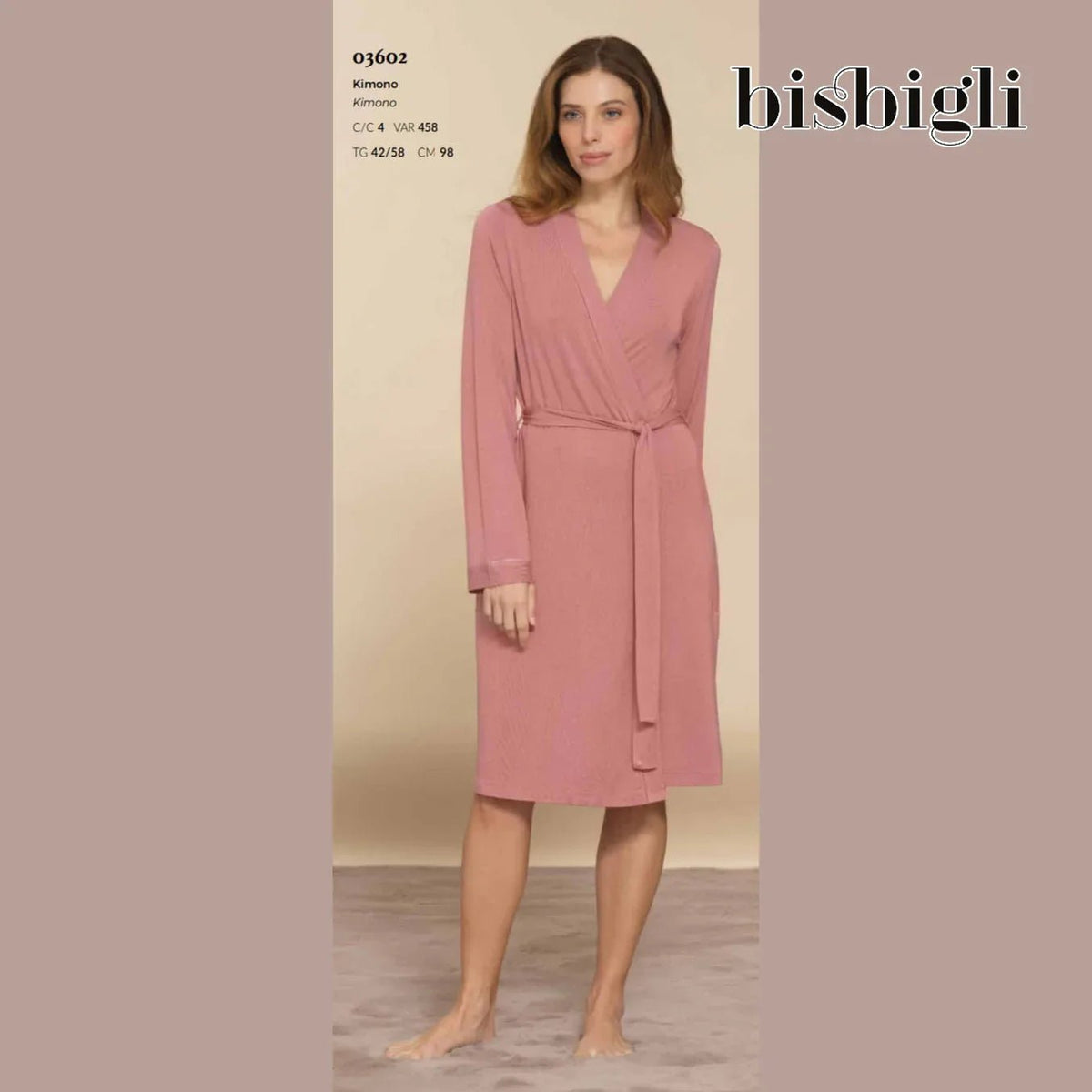 Kimono Donna Bisbigli BP203602 Old Copper – Elegante e Confortevole - The King Luxury