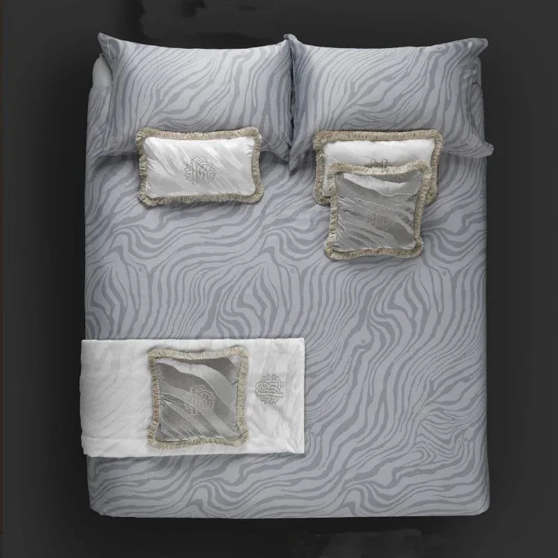 Trapuntino Roberto Cavalli Macro Zebrage Matrimoniale - The King Luxury